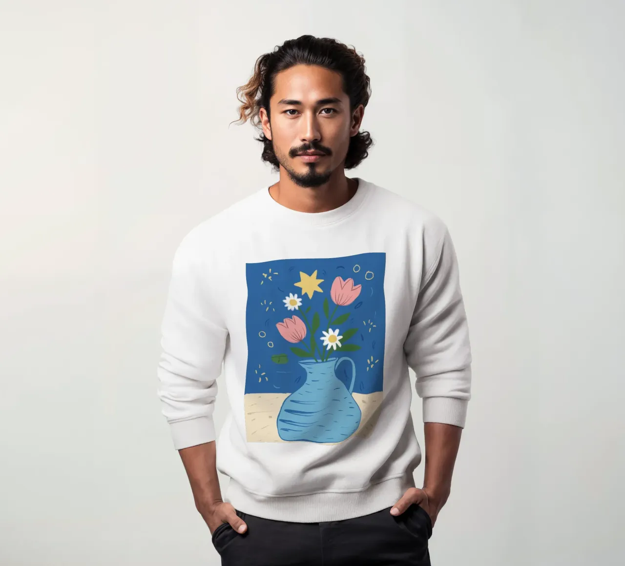 Vaso blu semplice felpa da Frosh Pallete