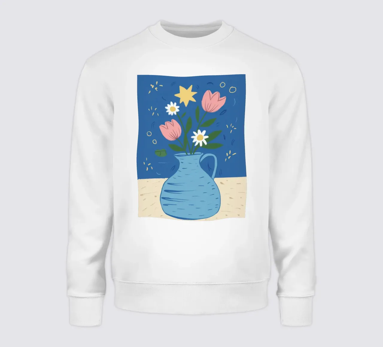 Vaso blu semplice felpa da Frosh Pallete