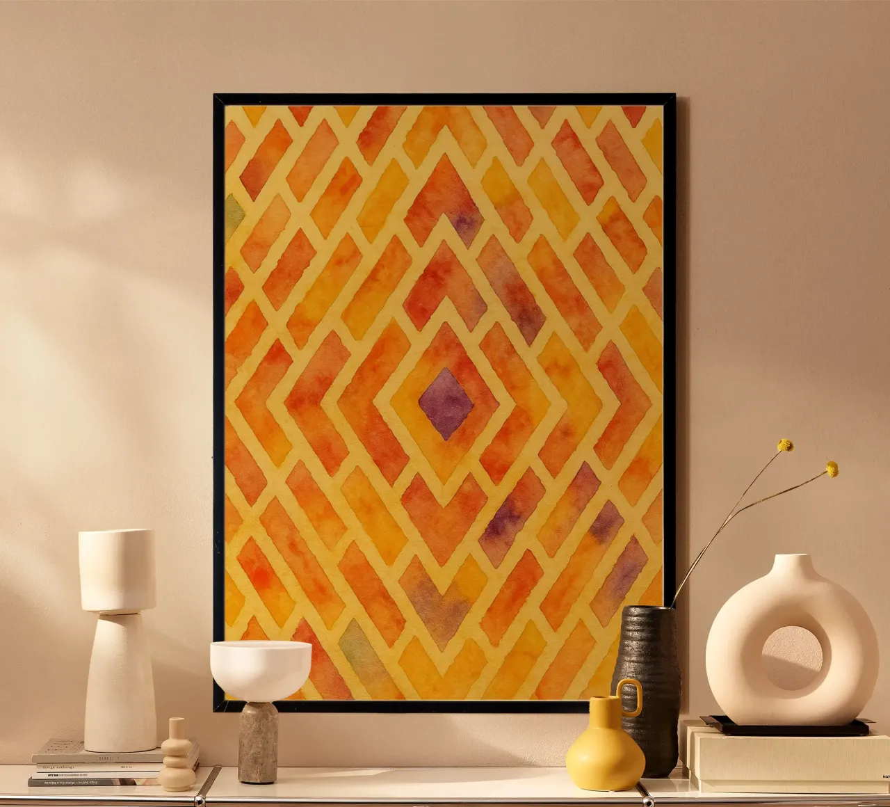 stacked diamond drawing ilustration hahnemühle by Permatax