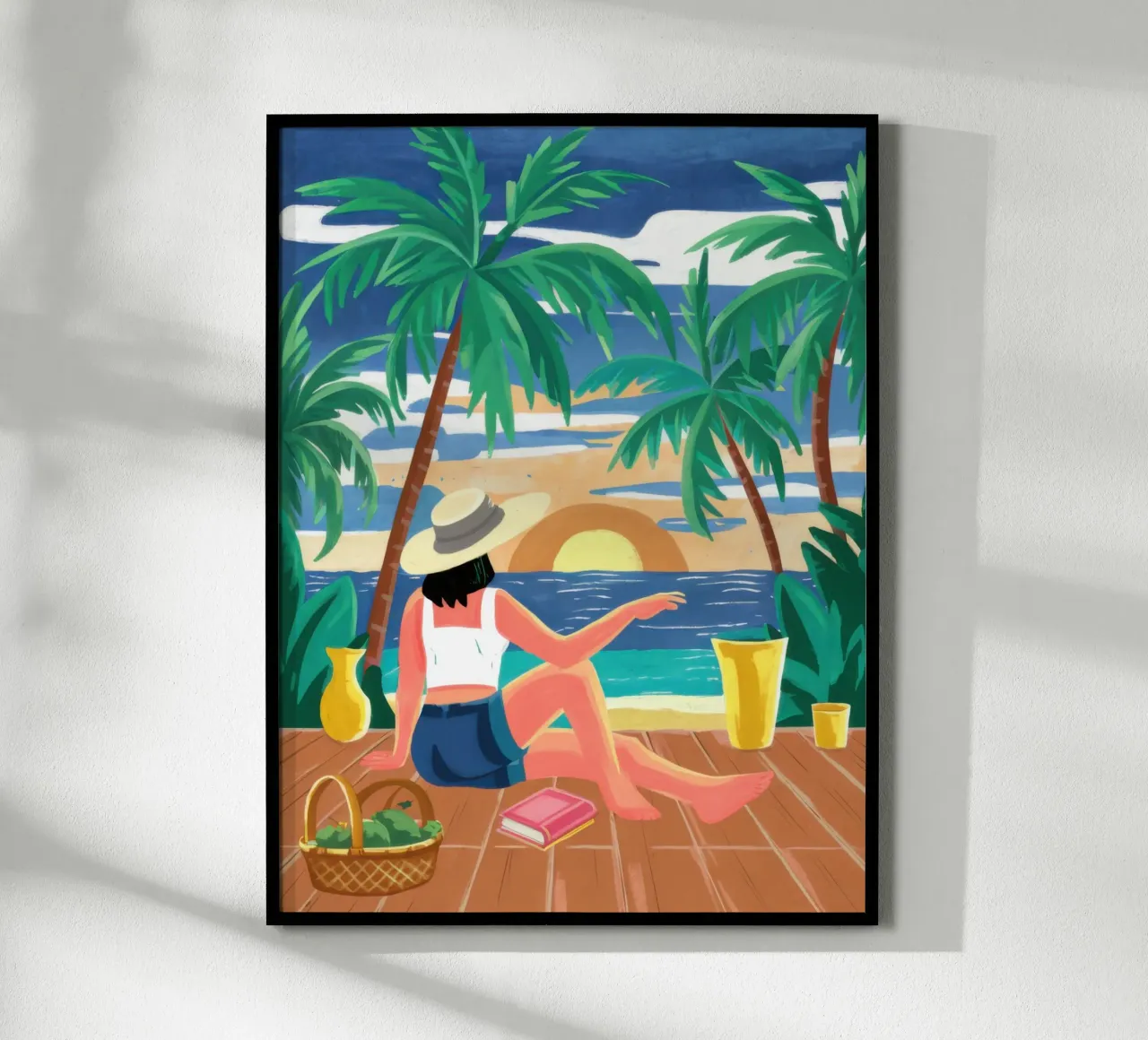 Beatitudine da spiaggia tropicale carta hahnemühle da Frosh Pallete