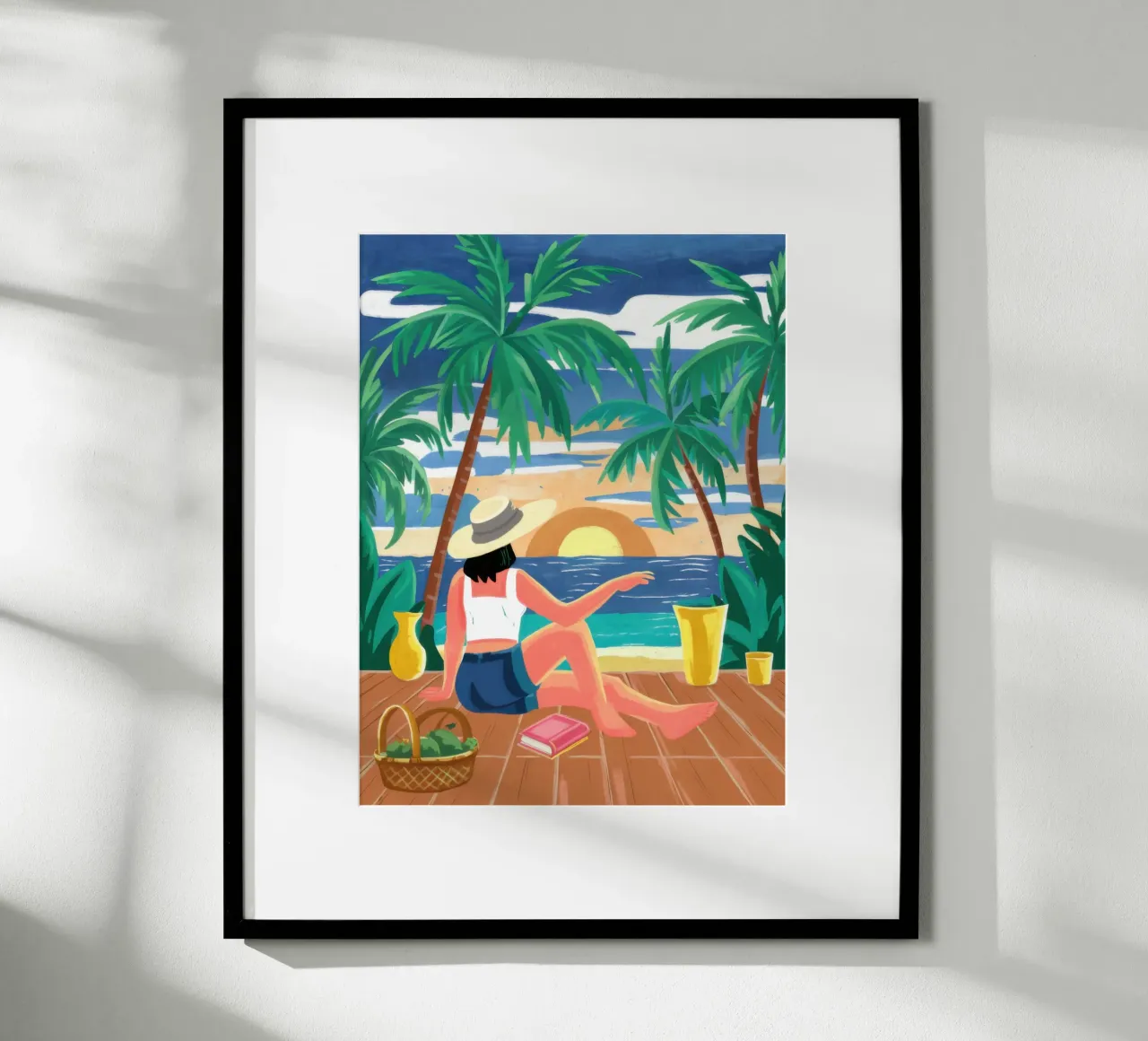 Beatitudine da spiaggia tropicale carta hahnemühle da Frosh Pallete