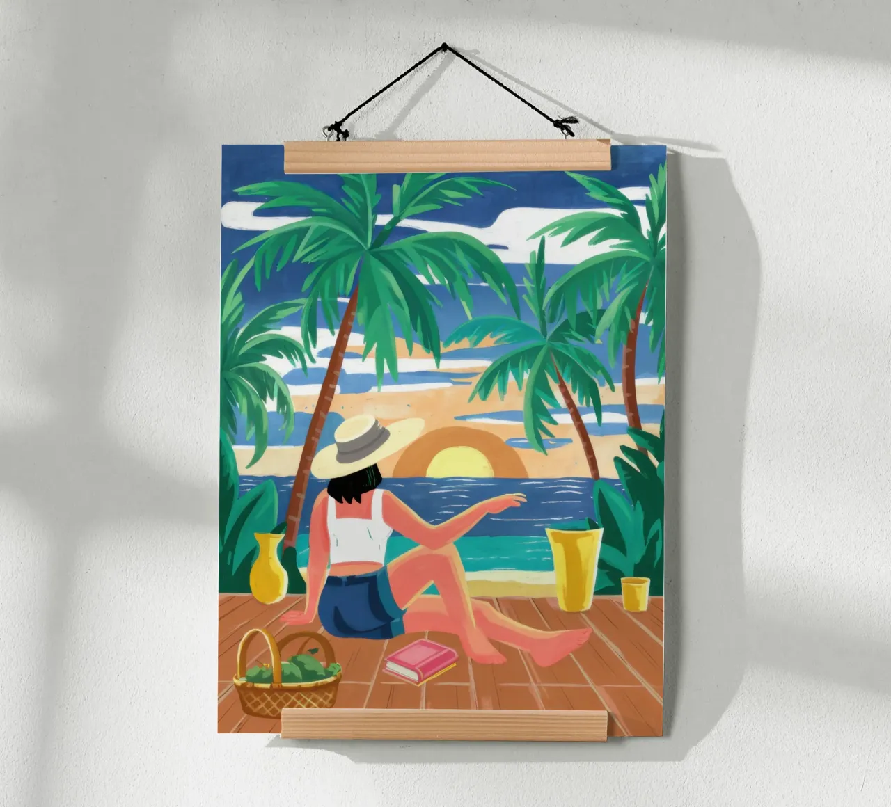 Beatitudine da spiaggia tropicale carta hahnemühle da Frosh Pallete