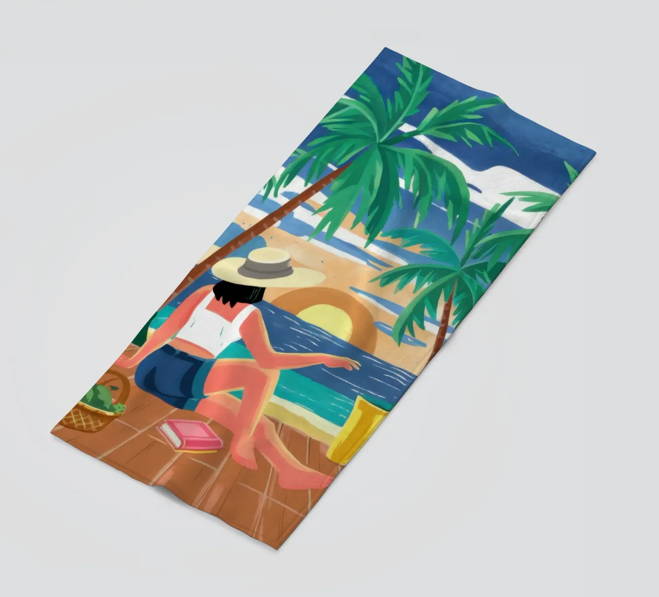 Beatitudine da spiaggia tropicale telo mare da Frosh Pallete