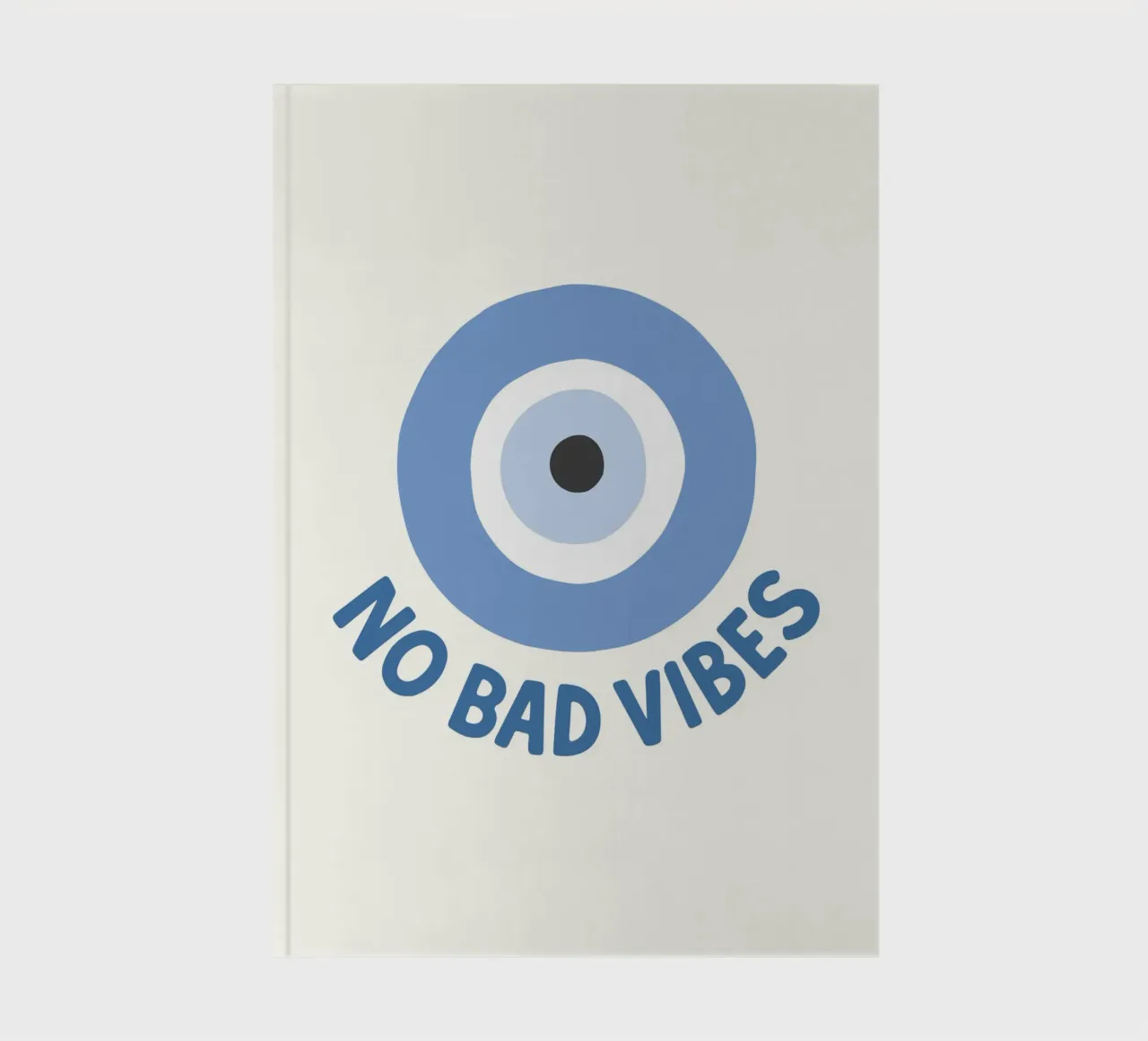 No bad vibes evil eye protection diario da Vivdesign