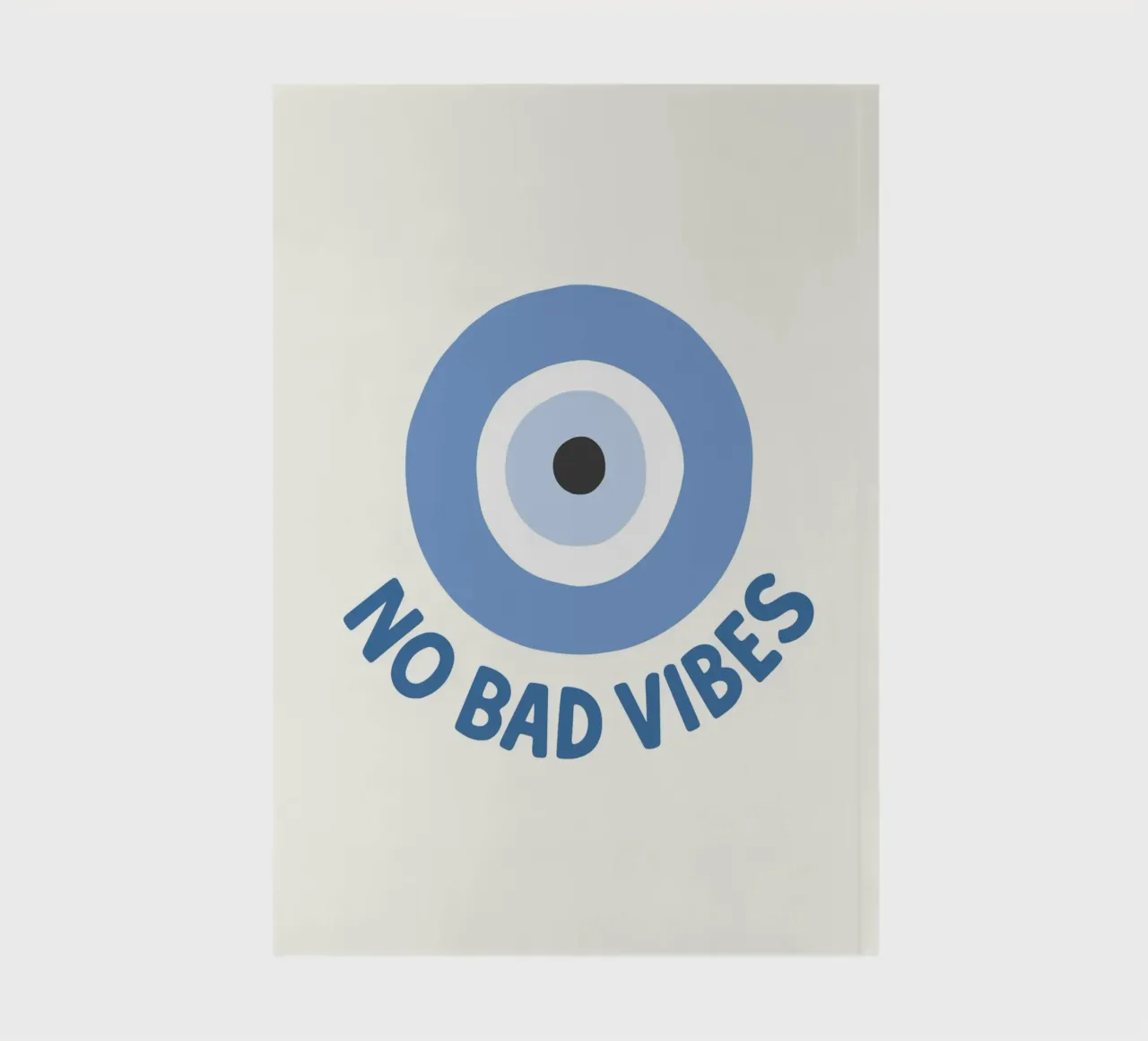 No bad vibes evil eye protection diario da Vivdesign