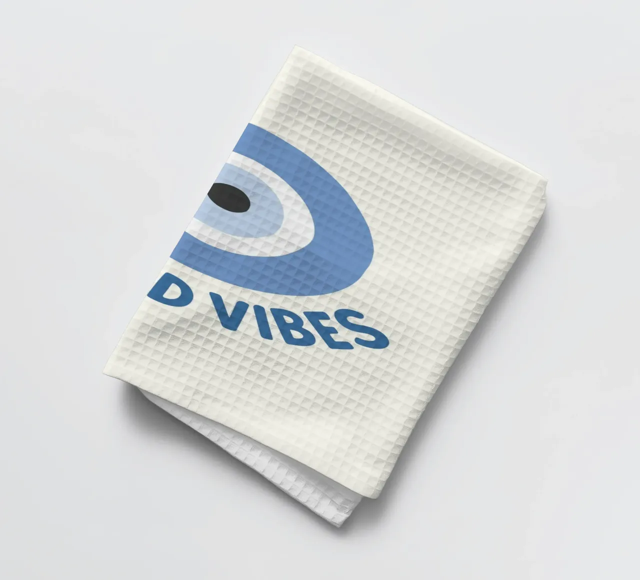 No bad vibes evil eye protection canovaccio da cucina da Vivdesign