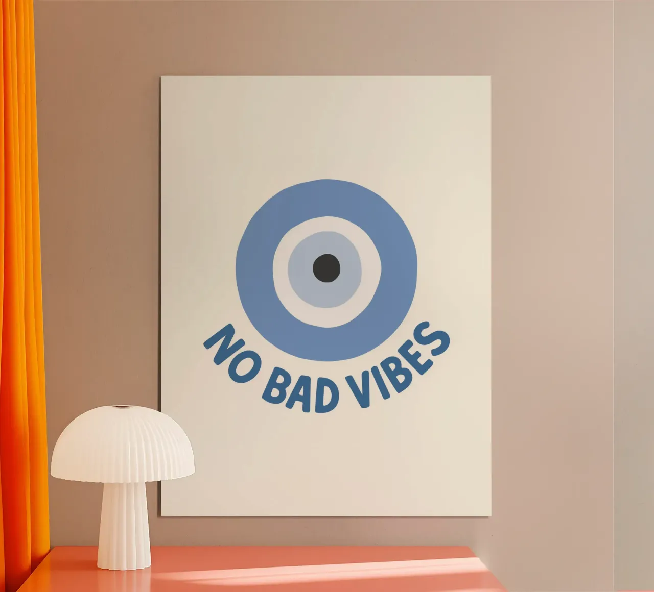 No bad vibes evil eye protection carta hahnemühle da Vivdesign