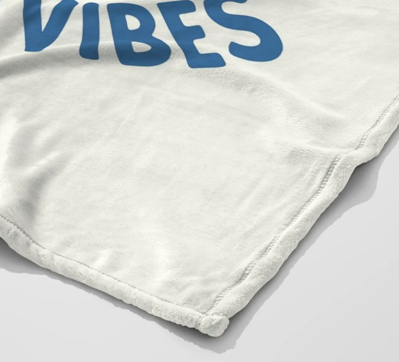 No bad vibes evil eye protection coperta in pile da Vivdesign