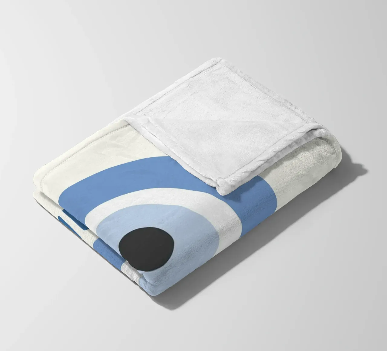 No bad vibes evil eye protection coperta in pile da Vivdesign