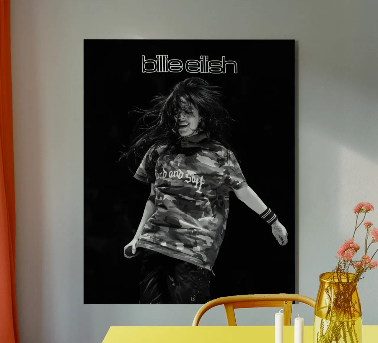 Billie Eilish 037 alluminio dibond da AudioLibrary