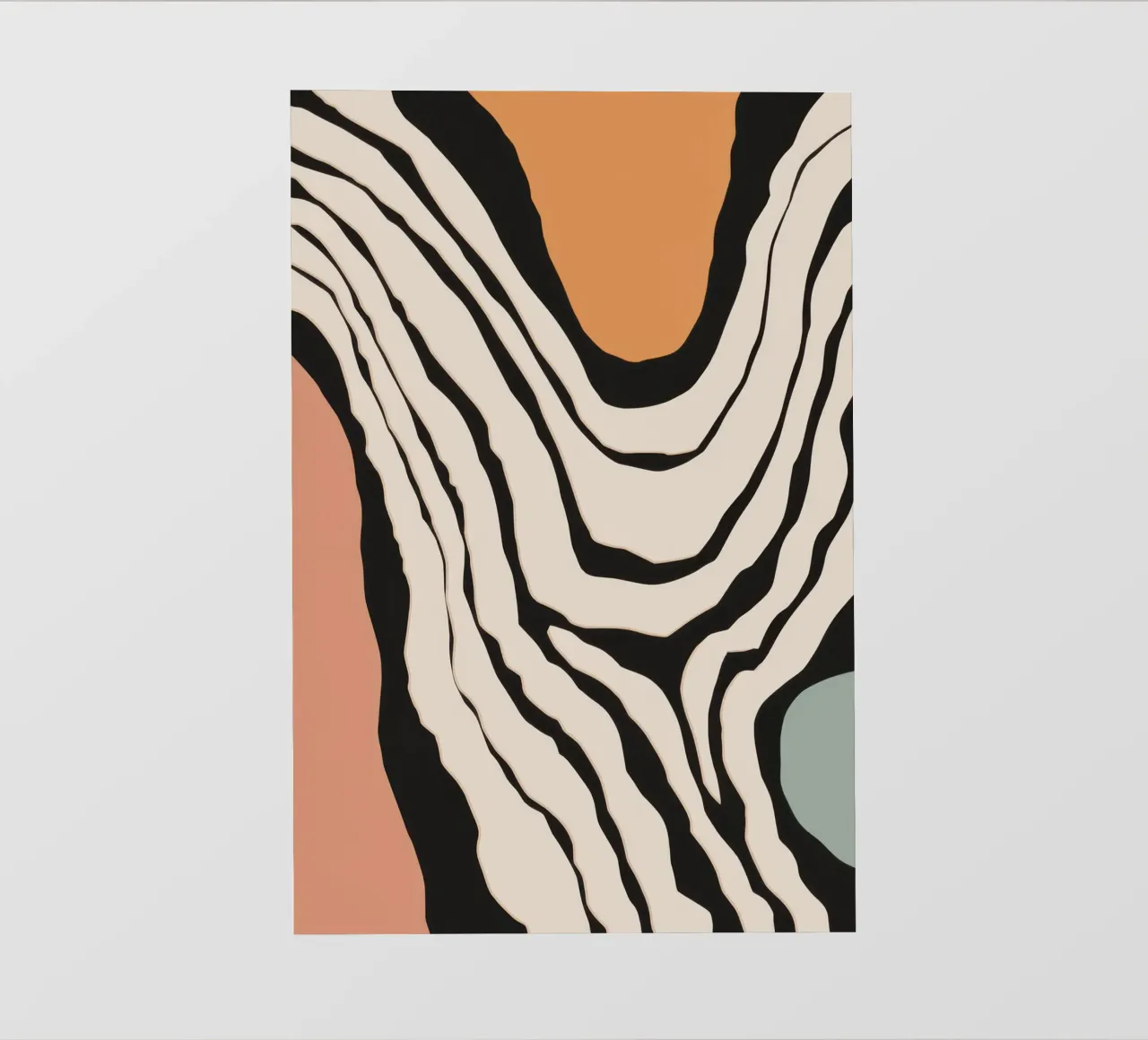 Monochrome Stripe Abstract photo wallpaper by Frosh Pallete
