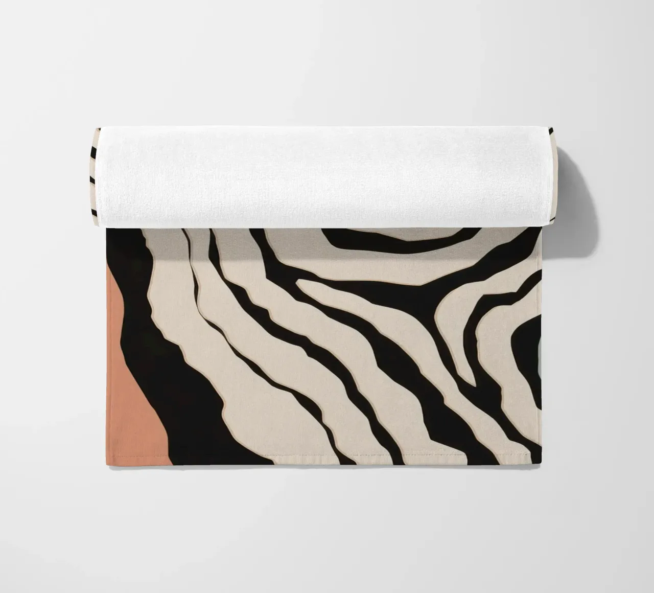 Astratto monocromatico a righe telo mare da Frosh Pallete