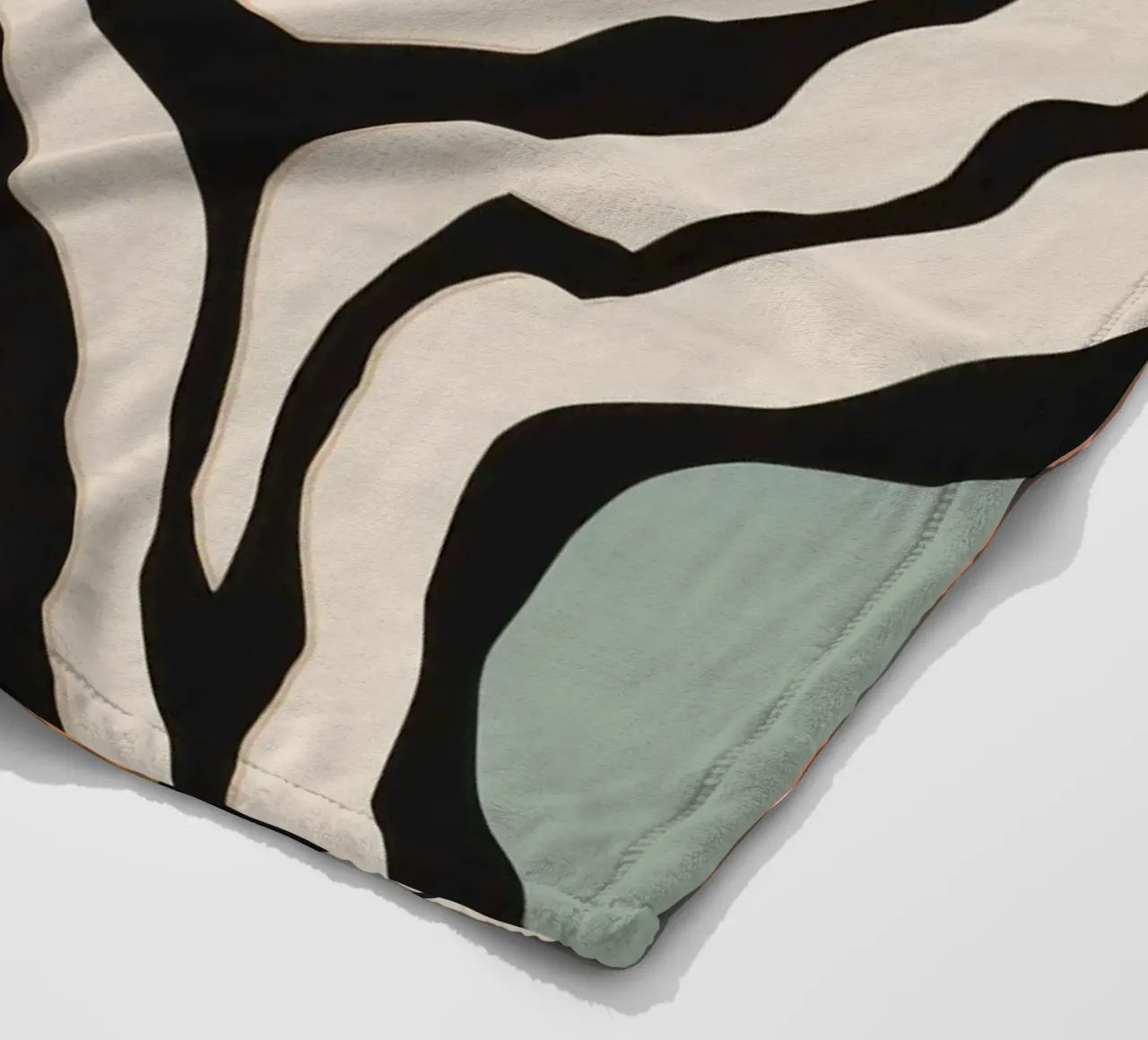 Astratto monocromatico a righe coperta in pile da Frosh Pallete
