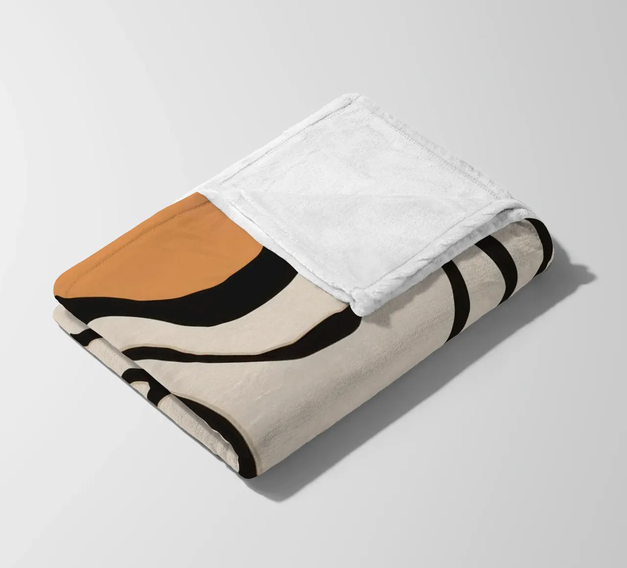 Astratto monocromatico a righe coperta in pile da Frosh Pallete