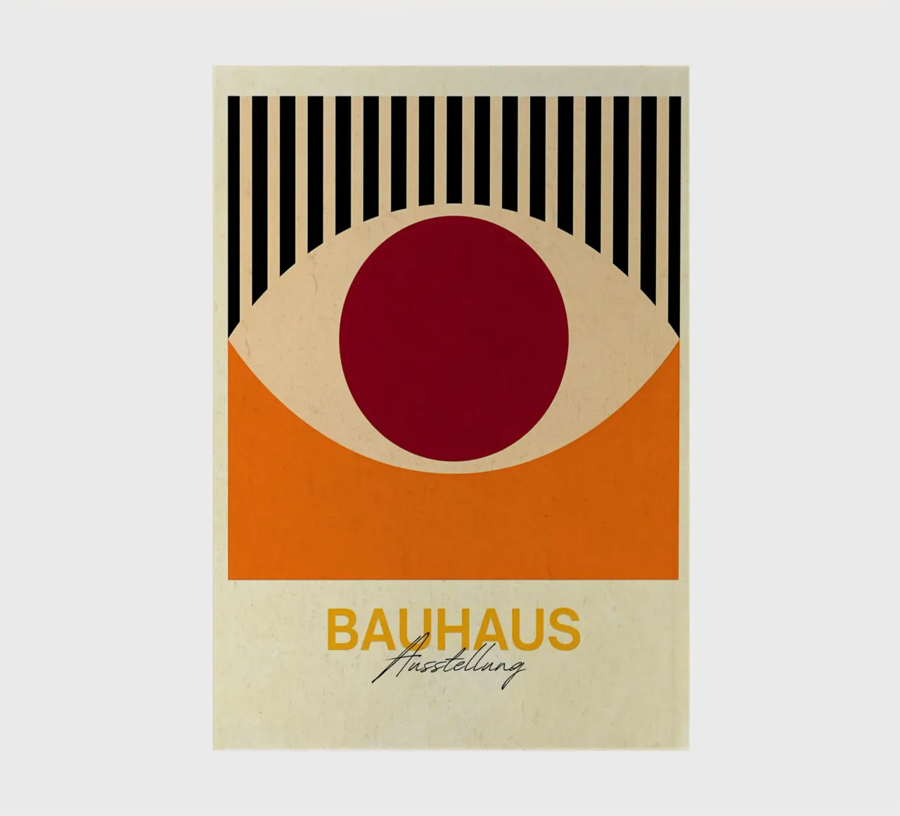 Bauhaus Tentoonstelling Abstracte Kunst Poster notitieboek van Ashley Studio