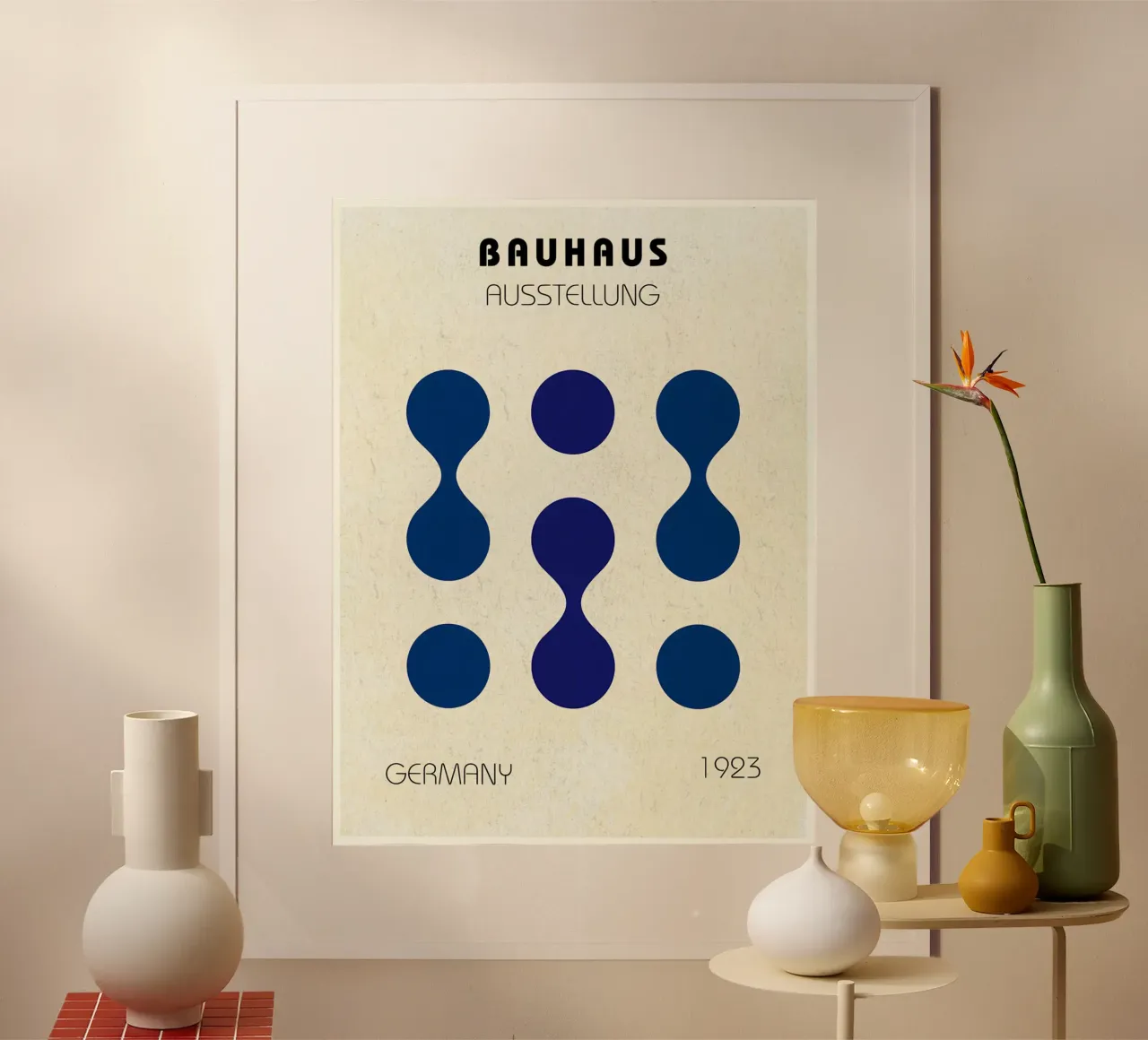 Manifesto della mostra Bauhaus 1923 poster da Ashley Studio