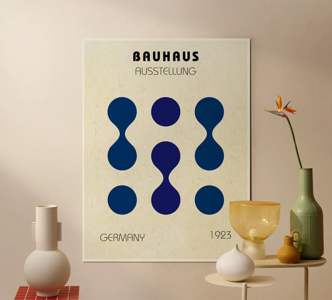 Manifesto della mostra Bauhaus 1923 poster da Ashley Studio