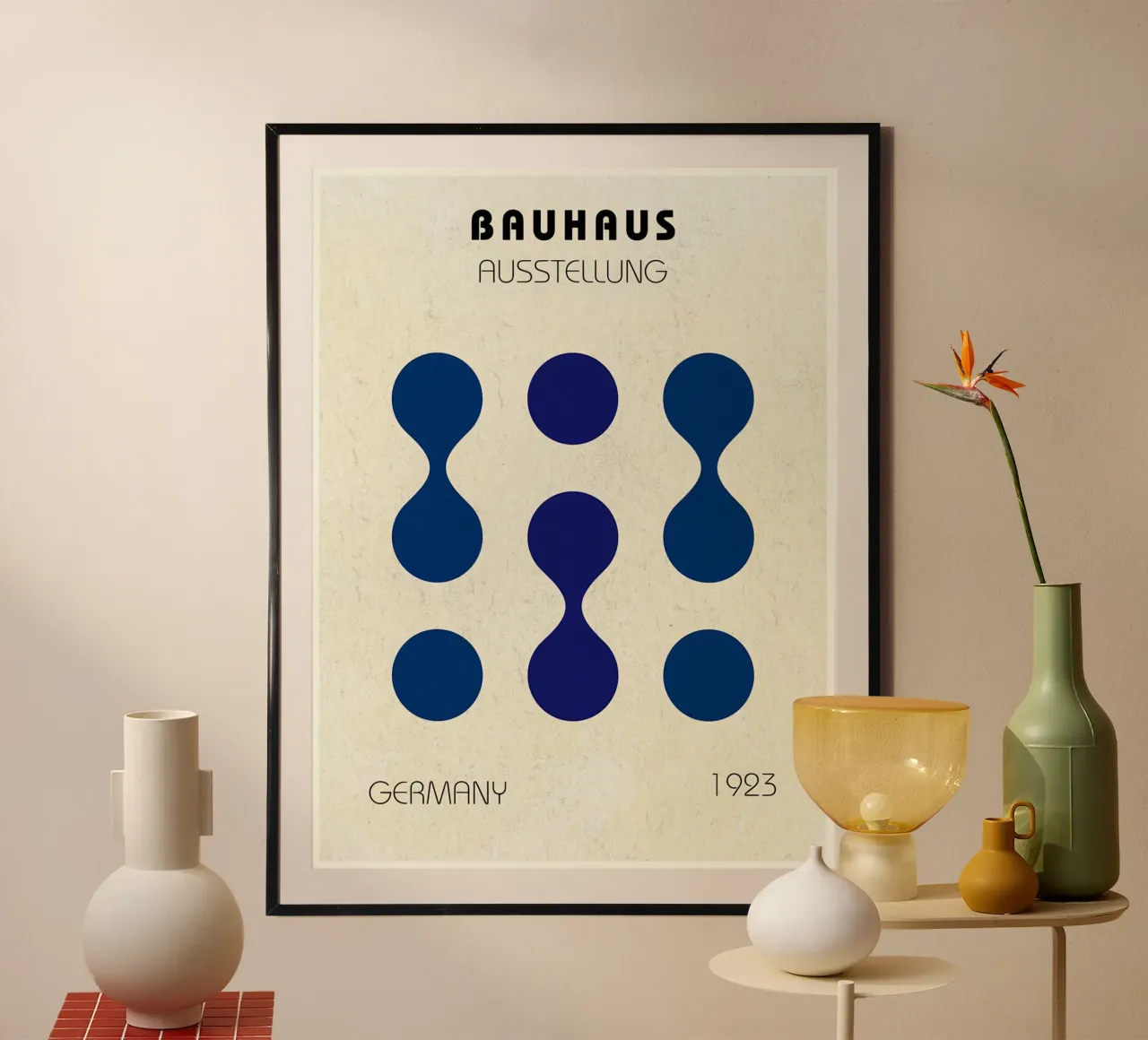 Manifesto della mostra Bauhaus 1923 poster da Ashley Studio