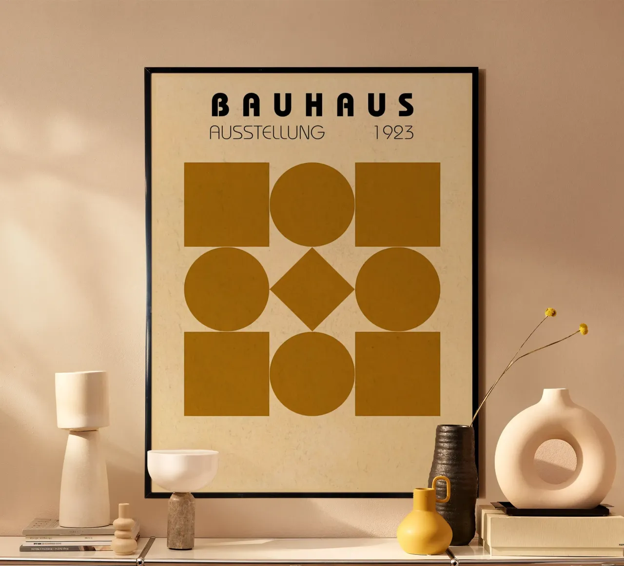 Manifesto della mostra Bauhaus 1923 poster da Ashley Studio