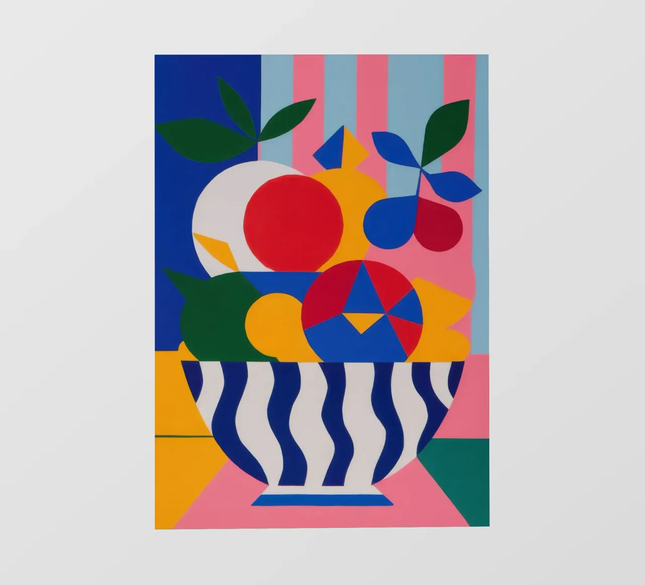 Levendige fruitschaal fotobehang van Frosh Pallete