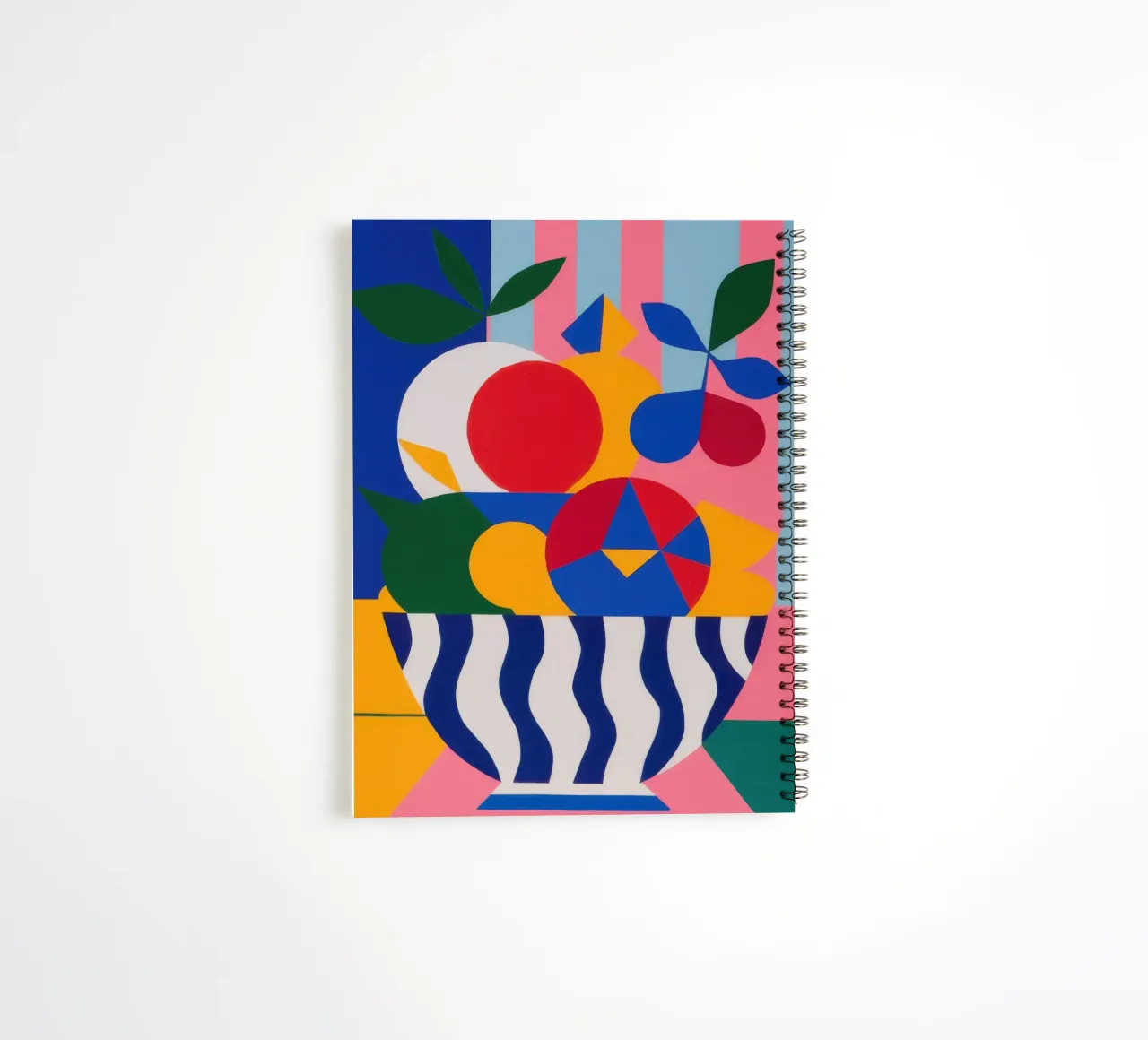 Vibrant Fruit Bowl spiral notebook by Frosh Pallete