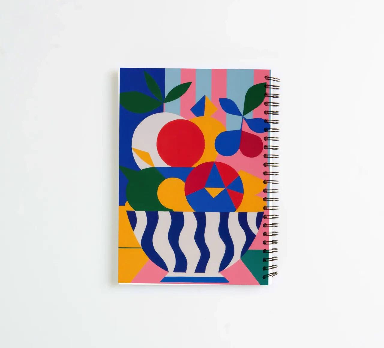 Vibrant Fruit Bowl spiral notebook by Frosh Pallete
