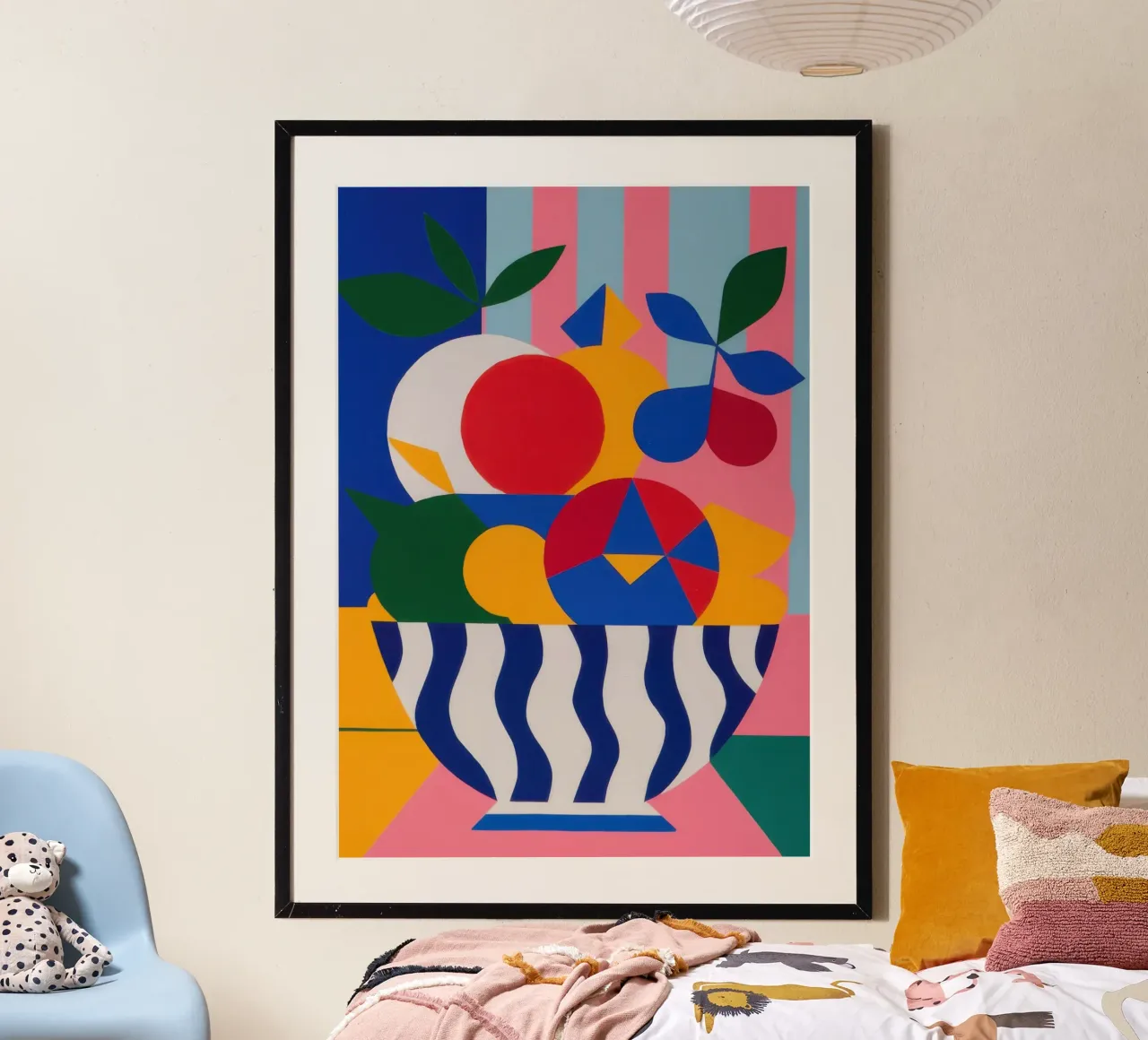 Vibrant Fruit Bowl hahnemühle by Frosh Pallete