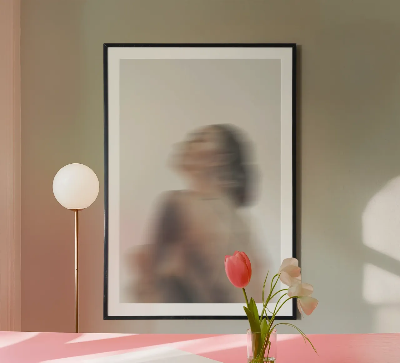 Gentle Memory No 03 poster con telaio in alluminio da treechild