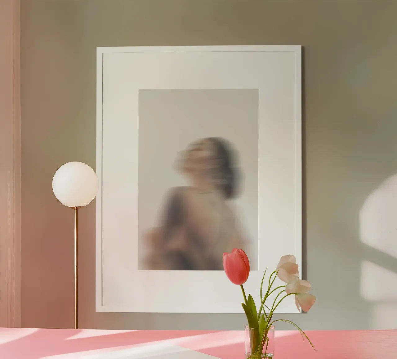 Gentle Memory No 03 poster con telaio in alluminio da treechild