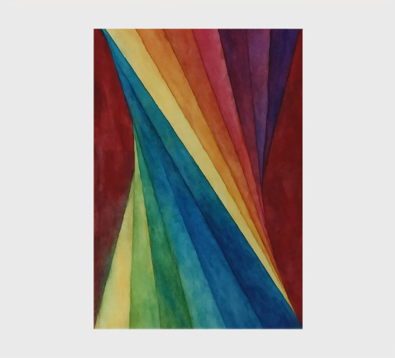verdrehten Regenbogen abstrakte Zeichnung ilustration Notizbuch von Permatax