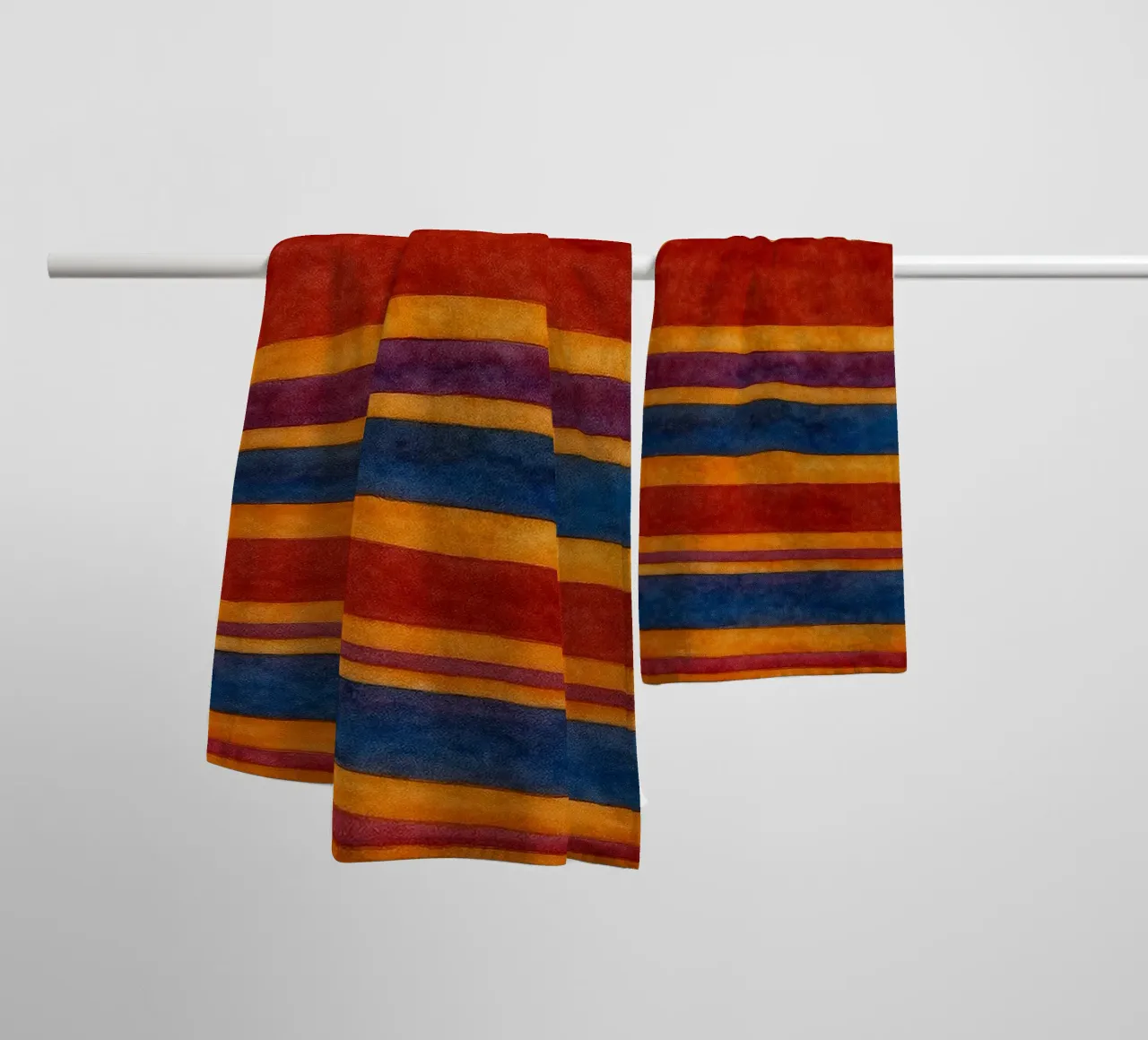 Vertical line abstract drawing ilustration towel by Permatax