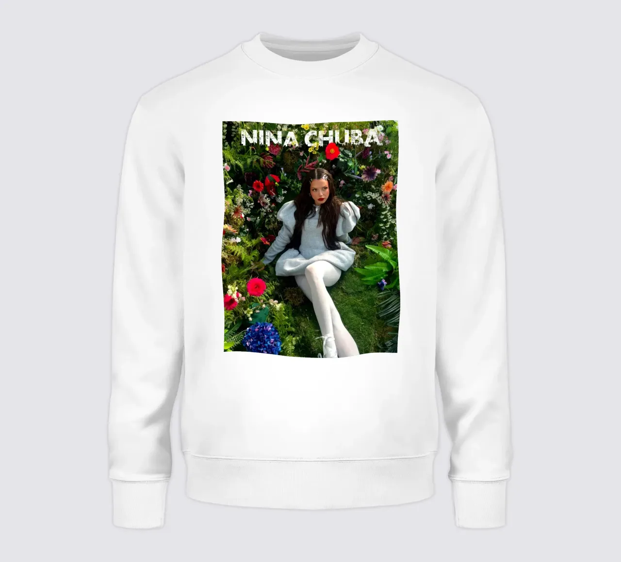 Nina Chuba bloem sweatshirt van AudioLibrary