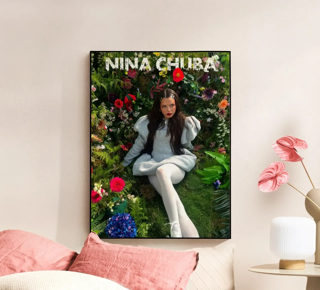 Nina Chuba flower acrylic glass by AudioLibrary