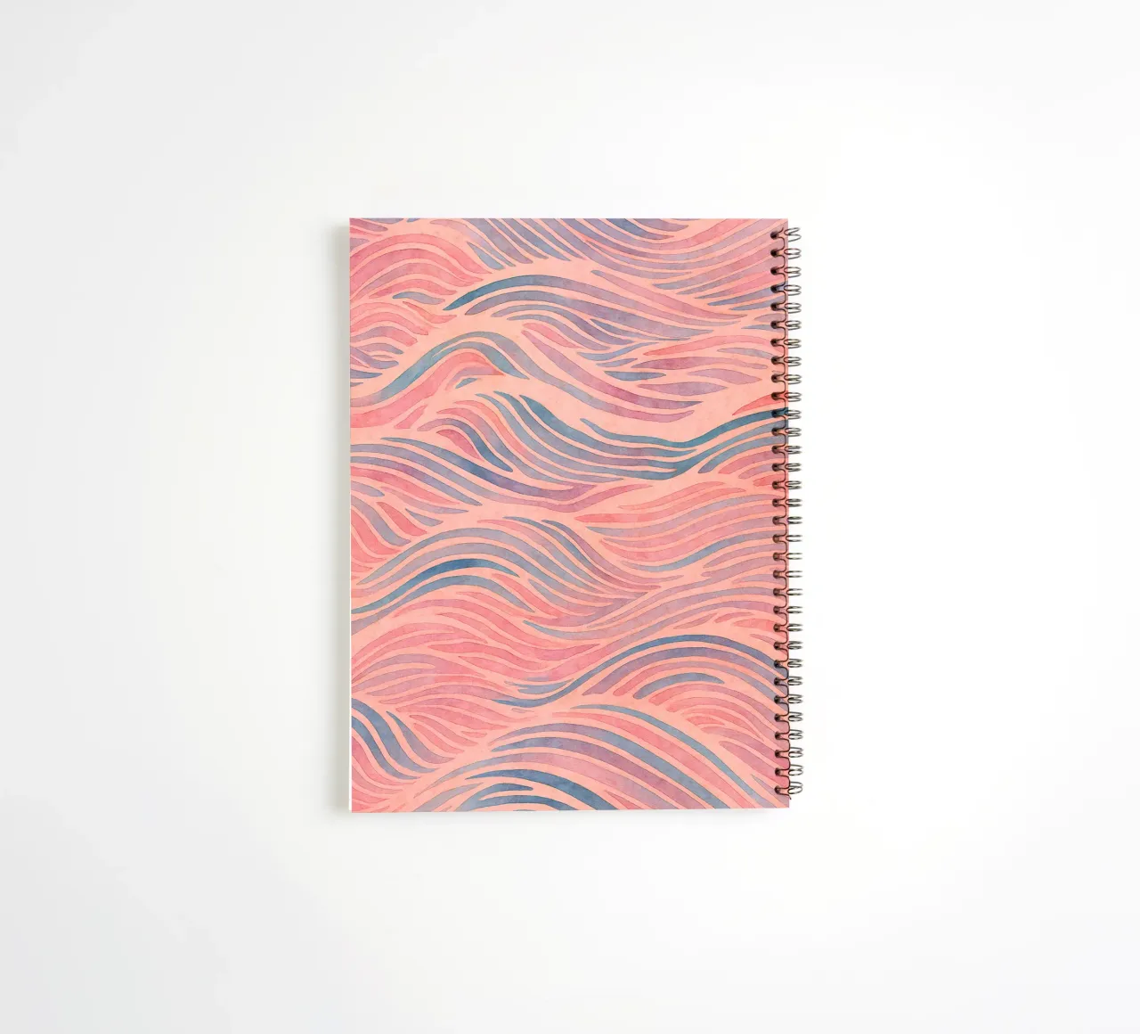 wave abstract drawing ilustration spiral notebook by Permatax