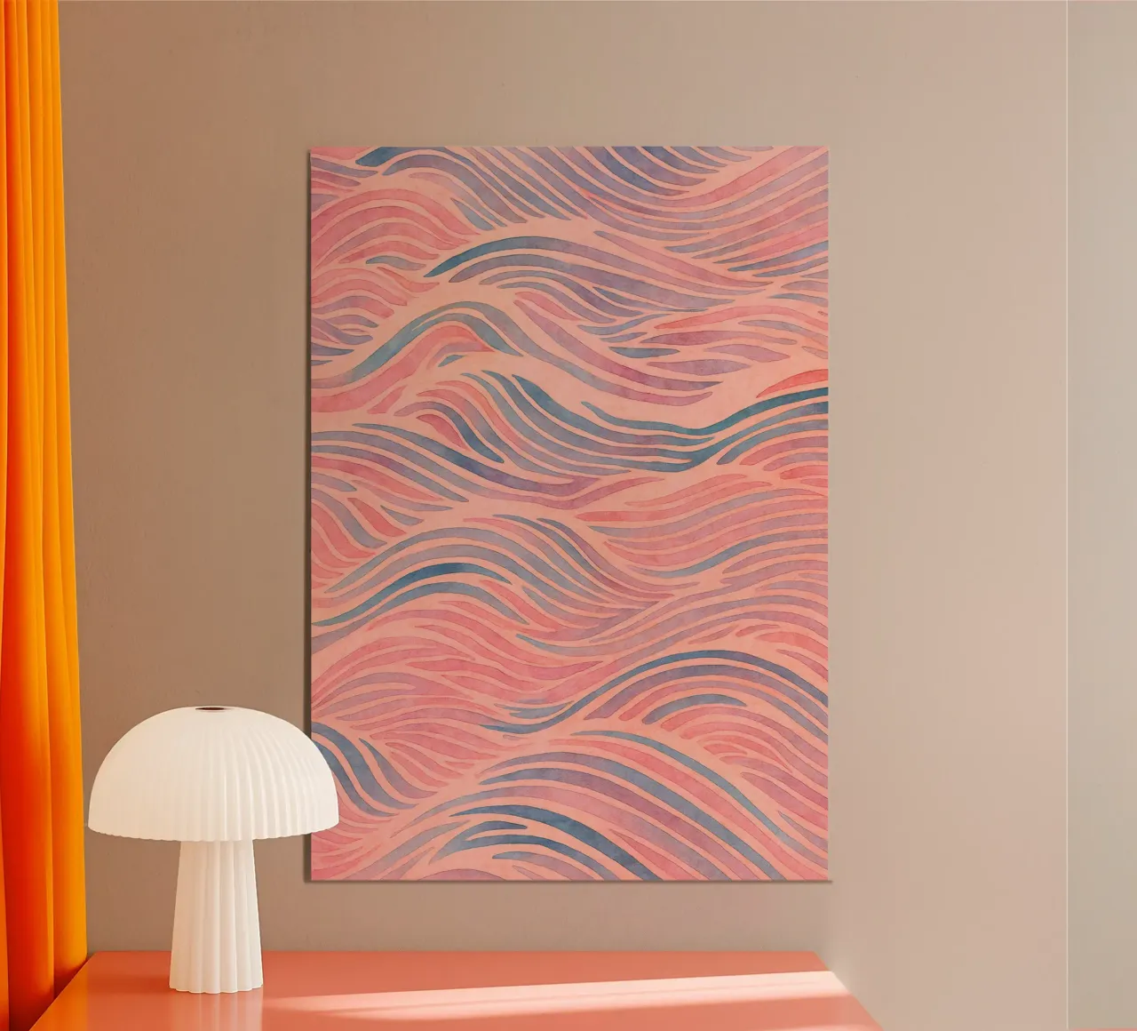 wave abstract drawing ilustration hahnemühle by Permatax