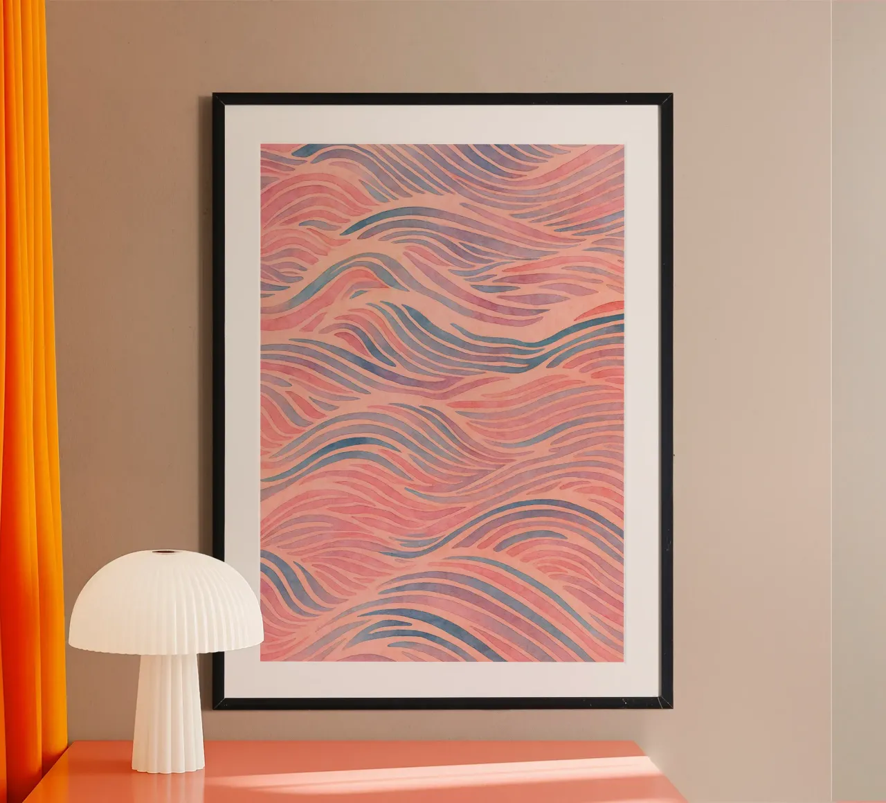 wave abstract drawing ilustration hahnemühle by Permatax