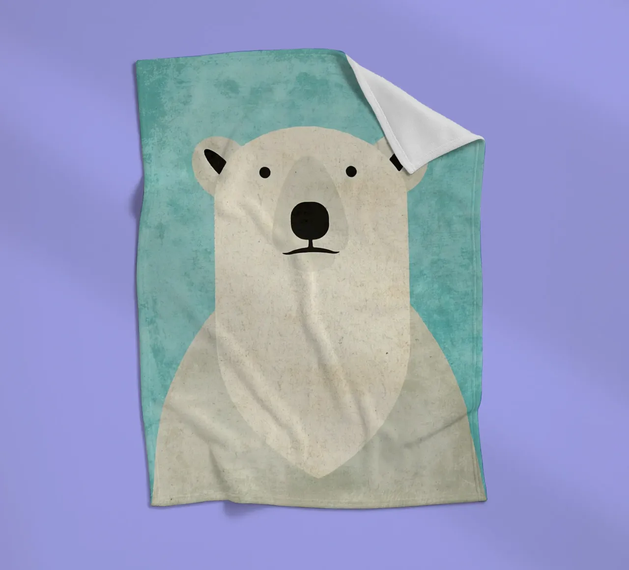 Orso polare coperta in pile da Matlock Studio
