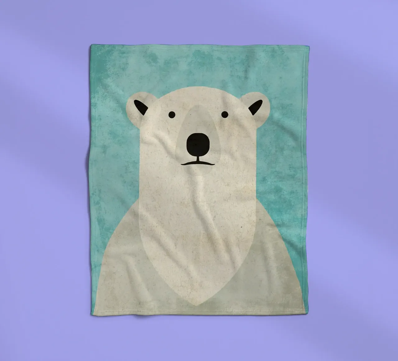 Orso polare coperta in pile da Matlock Studio