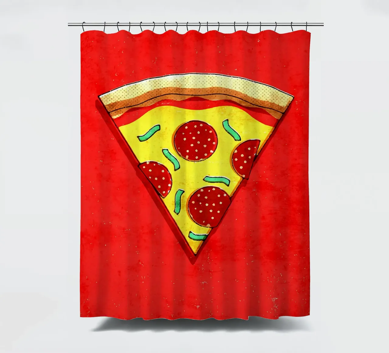 Pizza tenda da doccia da Matlock Studio