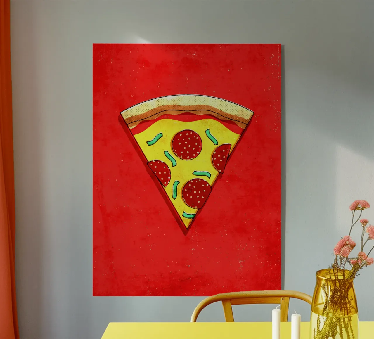 Pizza plexiglass da Matlock Studio