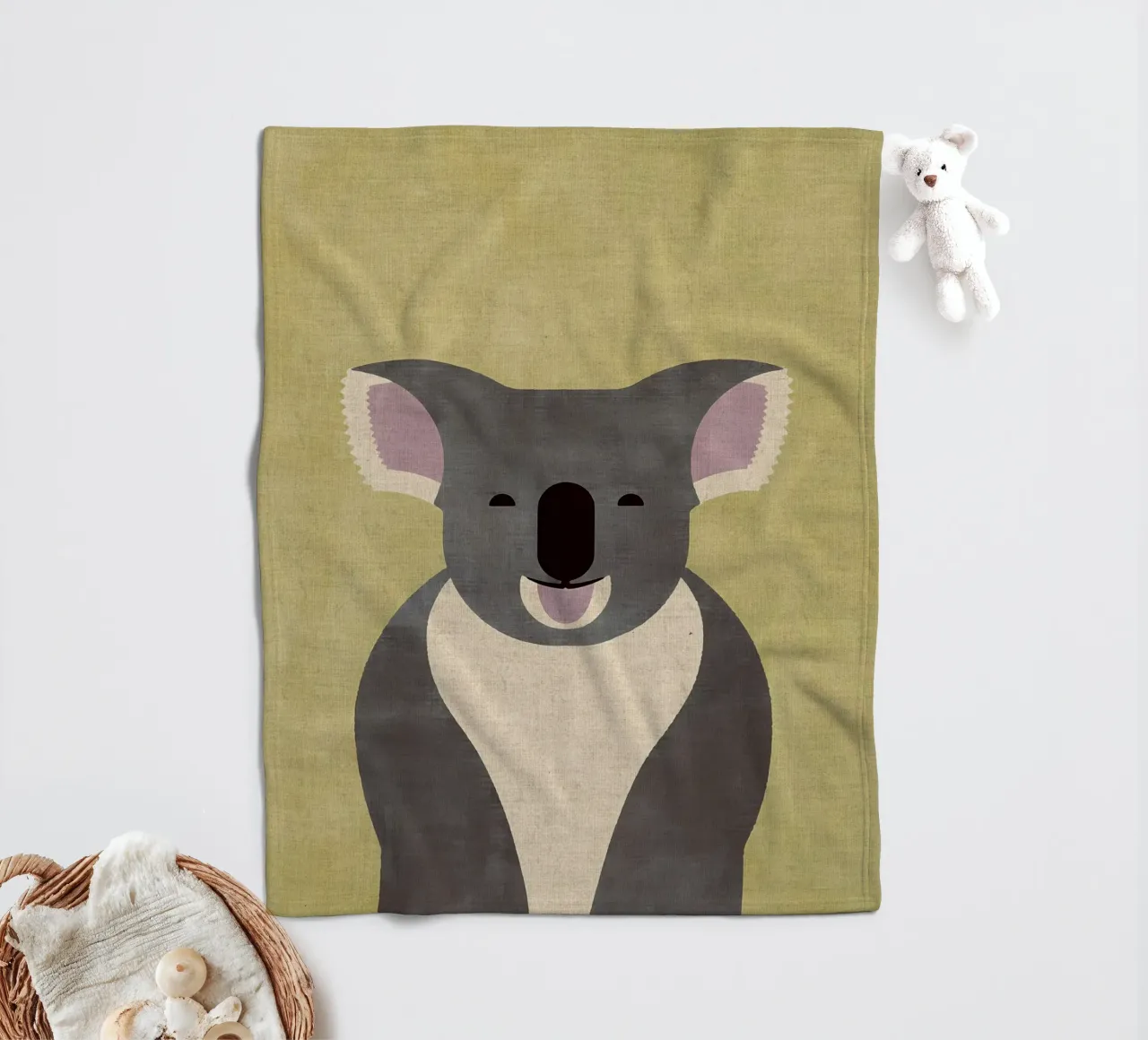 Orso Koala coperta in pile da Matlock Studio