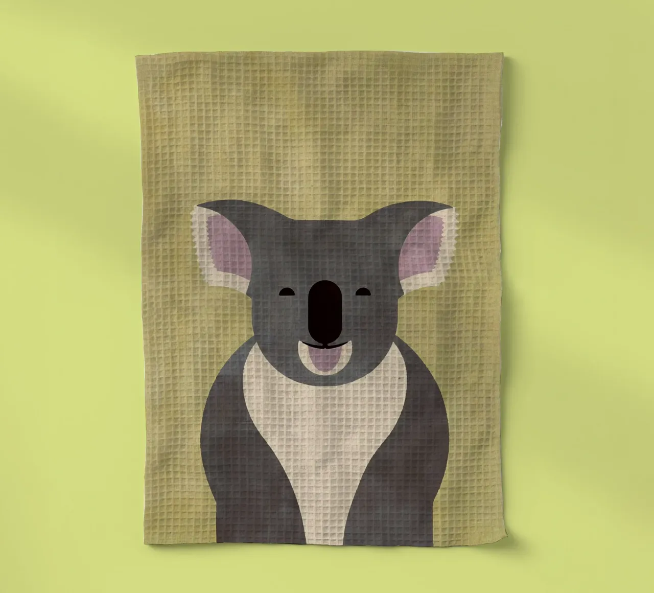 Orso Koala canovaccio da cucina da Matlock Studio