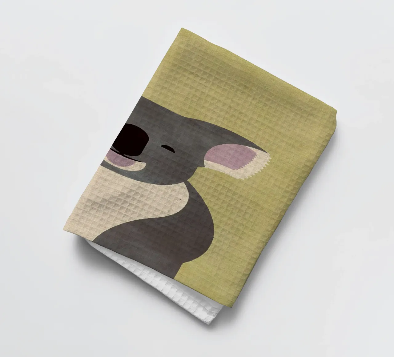 Orso Koala canovaccio da cucina da Matlock Studio