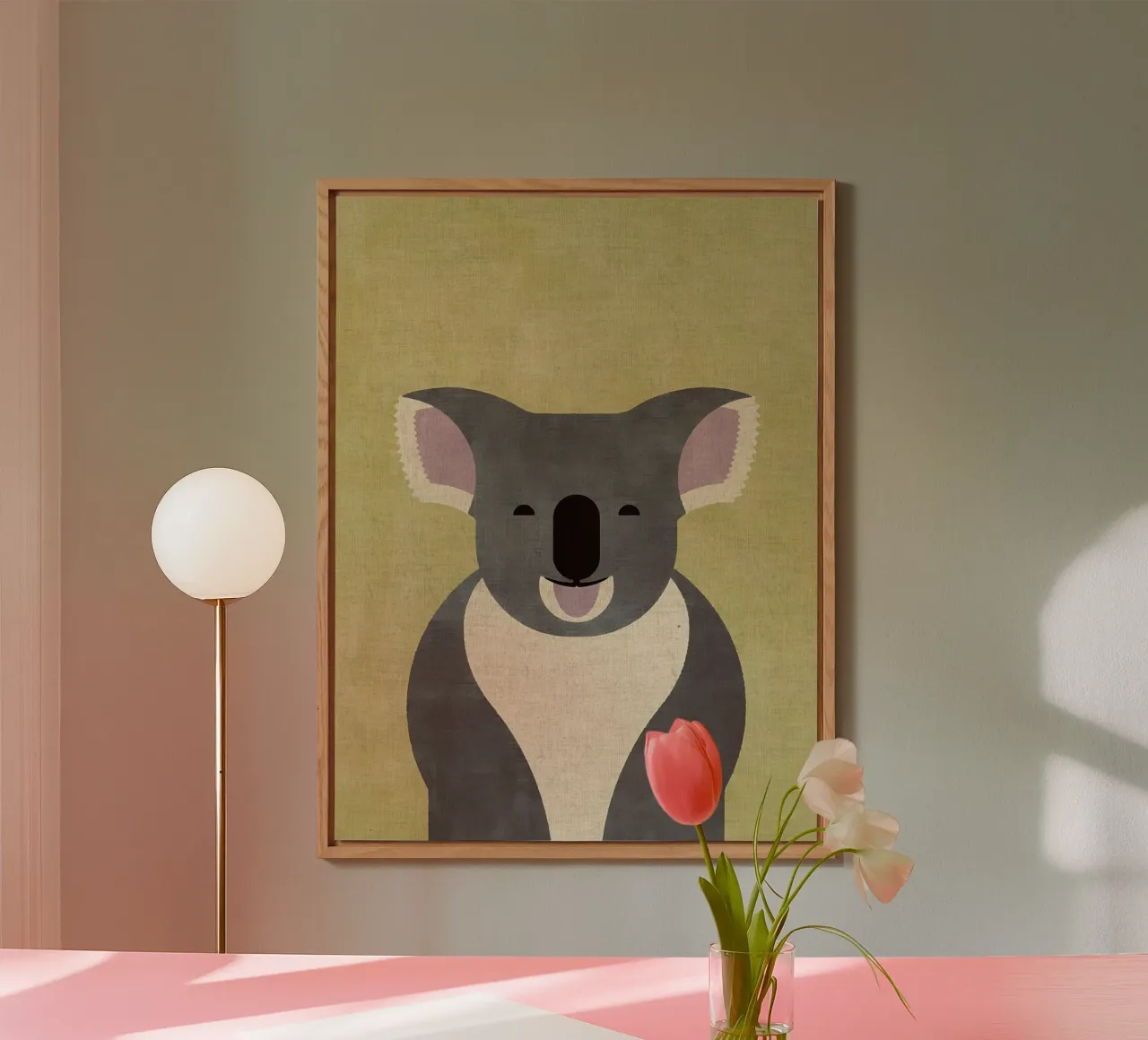 Orso Koala alluminio dibond da Matlock Studio