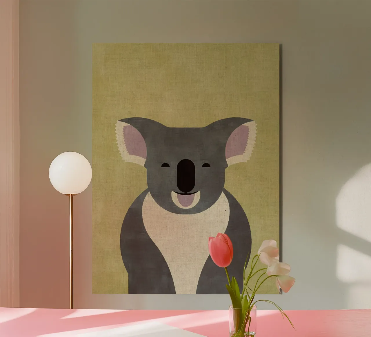 Orso Koala alluminio dibond da Matlock Studio
