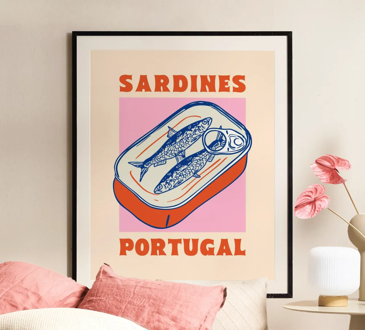 Sardine in scatola retrò - Arte alimentare in Portogallo carta hahnemühle da EDMPROJECT