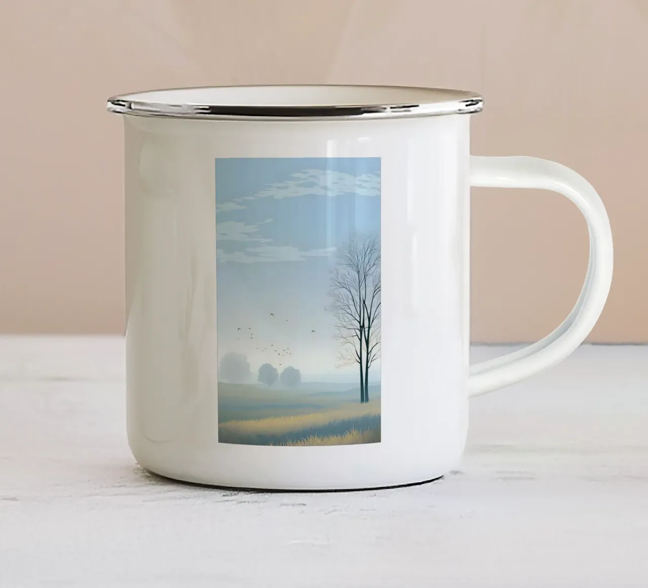 open space natural tazza in smalto da Histrol
