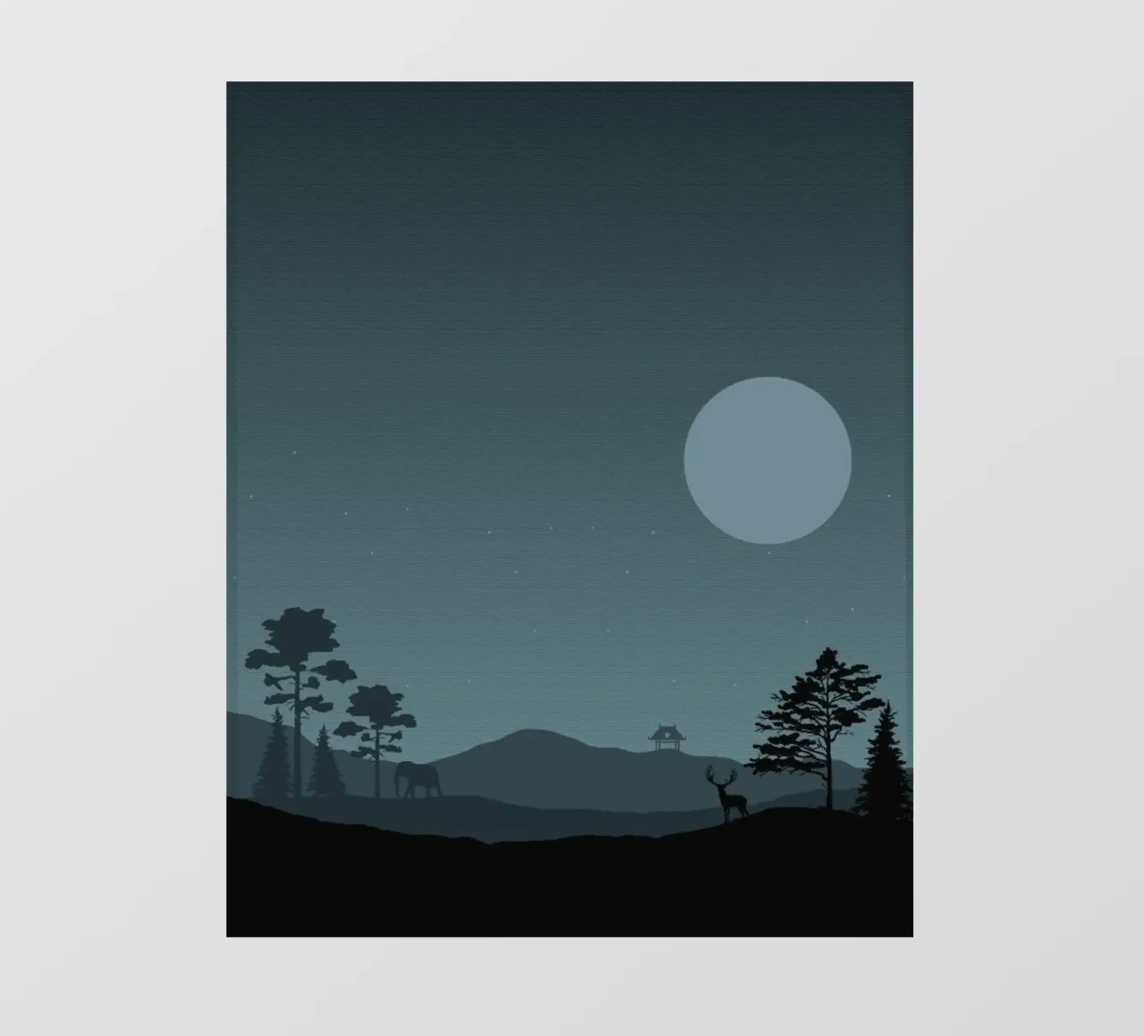 hills mountains telo in pvc da twillight