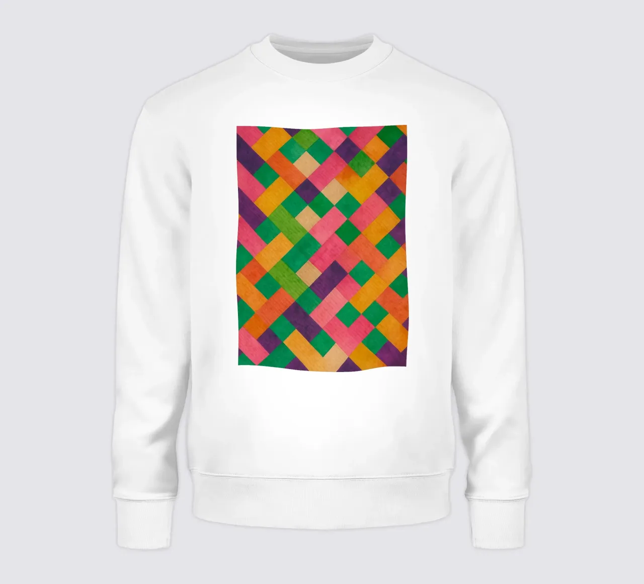 webbing kleurrijke abstracte tekening ilustratie sweatshirt van Permatax