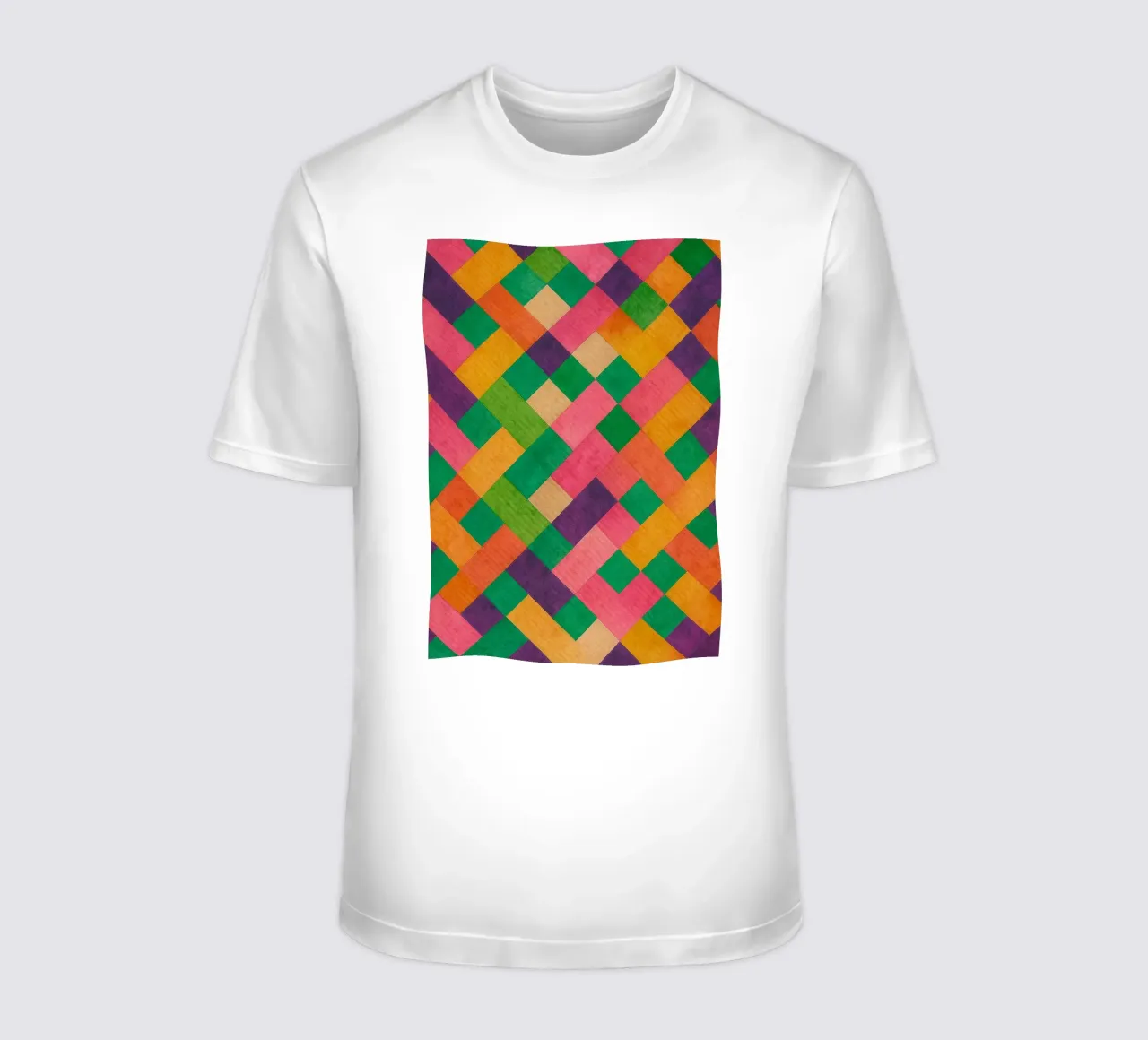 fettuccia colorata disegno astratto ilustrazione t-shirt da Permatax